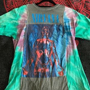 NIRVANA HAND SEWN TIE DYE SHIRT